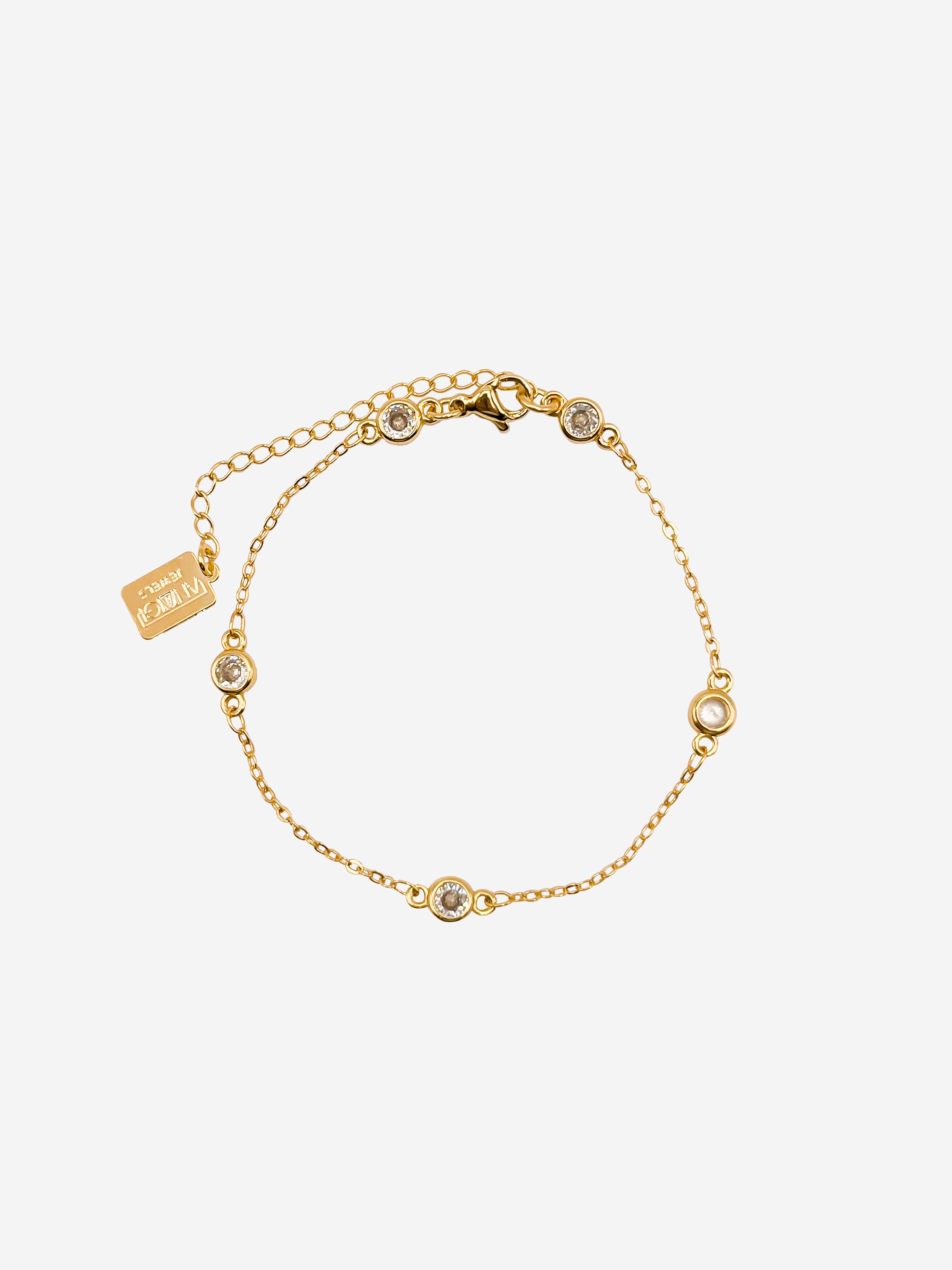 Golden Crystals Bracelet