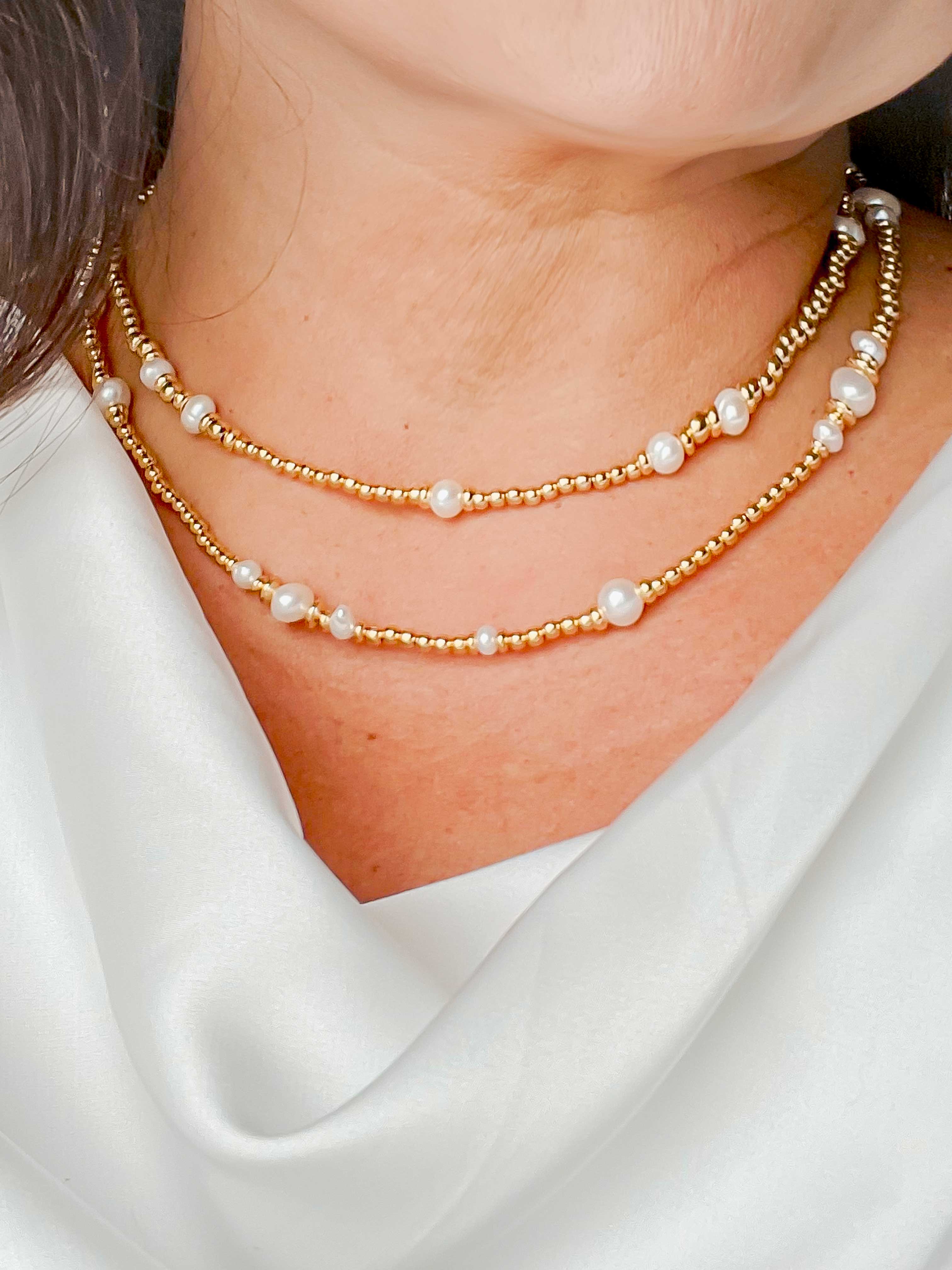 Harmony Pearl Choker Necklace