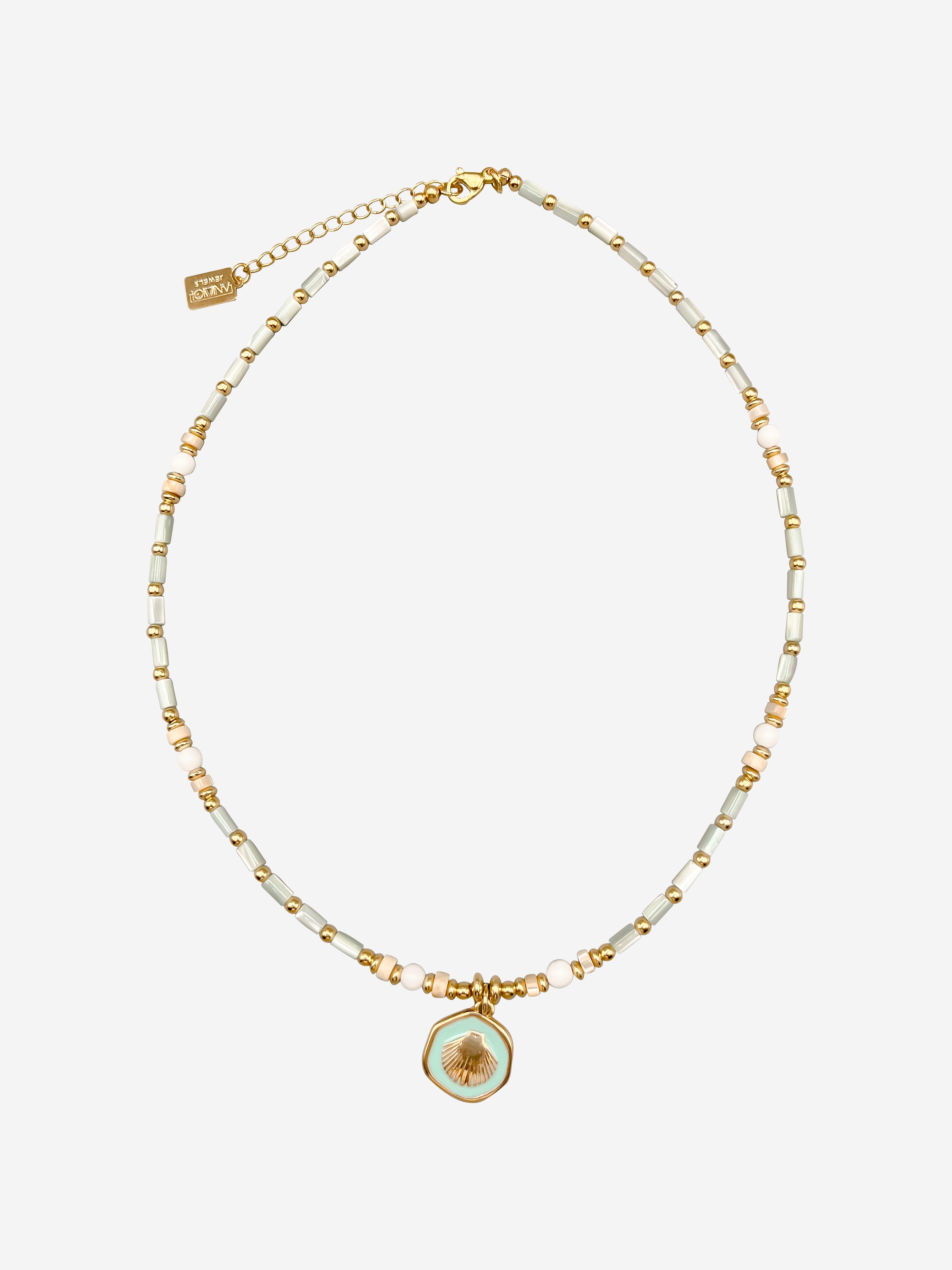 Oyster-charm-necklace